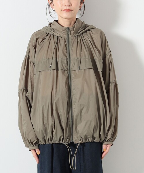 BEAMS HEART（ビームスハート）の「【UVカット・撥水加工】BEAMS HEART / UV パッカブル ナイロンブルゾン（ブルゾン・レディース・ネイビー/オリーブ・FREE）」の11枚目の写真