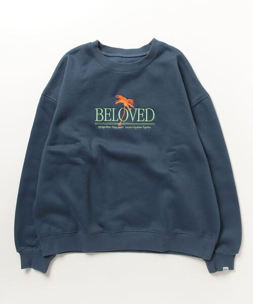 My sugar Babe(マイシュガーベイブ)の「BELOVED embroidery sweat(スウェット・メンズ・ネイビー/グレー/アイボリー・MEDIUM/X-LARGE/LARGE)」の3枚目の写真