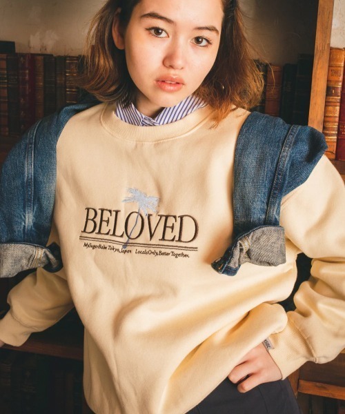 My sugar Babe(マイシュガーベイブ)の「BELOVED embroidery sweat(スウェット・メンズ・ネイビー/グレー/アイボリー・MEDIUM/X-LARGE/LARGE)」の5枚目の写真