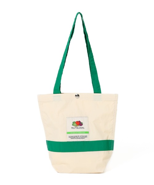 FRUIT OF THE LOOM(フルーツオブザルーム)の「NYLON TOTEBAG M / ナイロントートバッグ / カジュアル / デイリー / ジェンダーレス(トートバッグ・メンズ・ブラック/ブルー/アイボリー/レッド/グレー/グリーン/ミント/チャコールグレー/ピンク/ネイビー/杢グレー/オリーブ/カーキ/ブルーグレー/バイオレット/オフホワイト/グリーン系その他・FREE)」の2枚目の写真