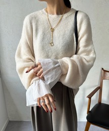 袖フリルTEE