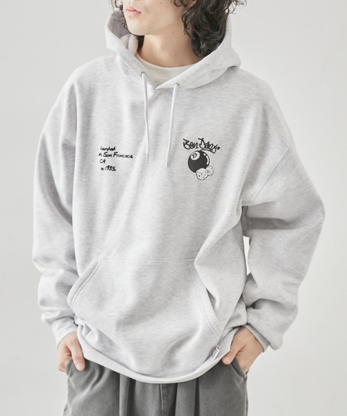 j.n.r.d(ジェー・エヌ・アール・ディー)の「【BENDAVIS別注】j.n.r.d/バックプリントプルパーカー(パーカー・メンズ・ホワイト/ブラック/オレンジ・L/LL/M)」の6枚目の写真