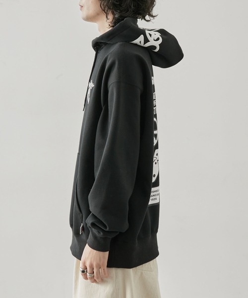 j.n.r.d(ジェー・エヌ・アール・ディー)の「【BENDAVIS別注】j.n.r.d/バックプリントプルパーカー(パーカー・メンズ・ホワイト/ブラック/オレンジ・L/LL/M)」の15枚目の写真