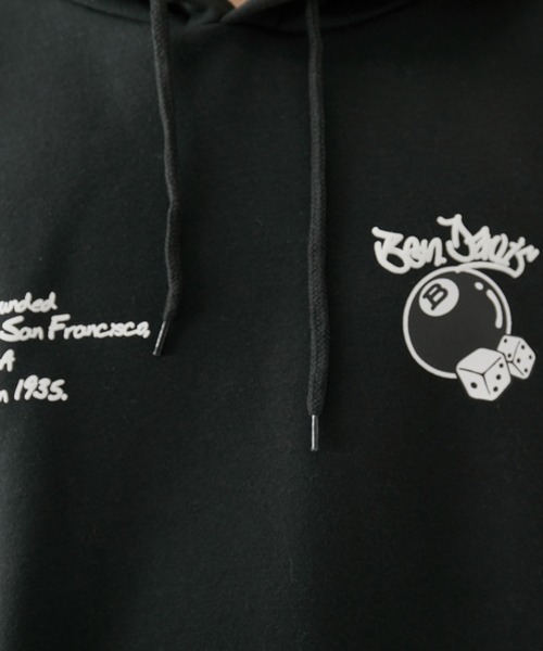 j.n.r.d(ジェー・エヌ・アール・ディー)の「【BENDAVIS別注】j.n.r.d/バックプリントプルパーカー(パーカー・メンズ・ホワイト/ブラック/オレンジ・L/LL/M)」の18枚目の写真