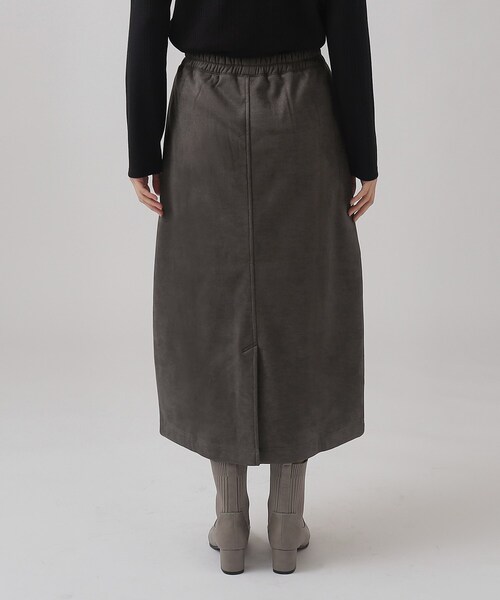DRESKIP（ドレスキップ）の「◆裏に秘密（工夫）ゆるAライン あったか ベイカースカート【SHOO WARM】（スカート・レディース・チャコールグレー/カーキ/ライトベージュ・03/02/04）」の22枚目の写真