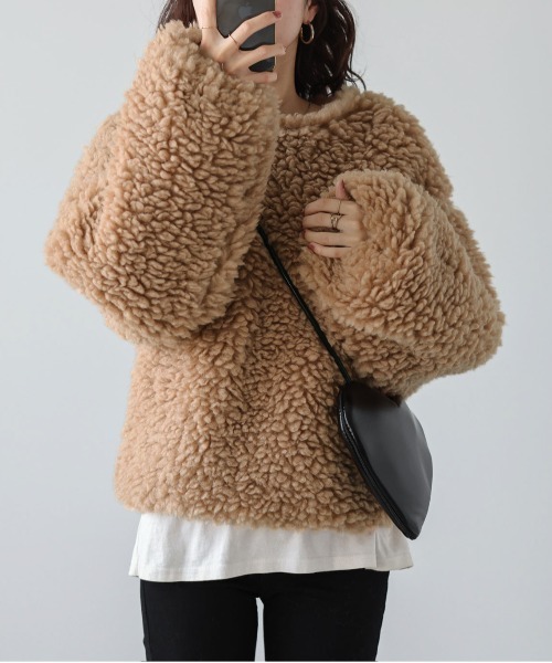 セール】ボアプルオーバー（その他トップス）｜AMELY（エミリー）の