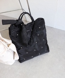 スタッズ付き2wayA4トートバッグ