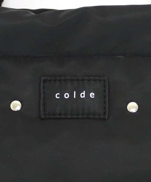 COLDE (コルデ)の「スタッズ付き2wayA4トートバッグ(トートバッグ・レディース・サックスブルー/アイボリー/ブラック・FREE)」の10枚目の写真