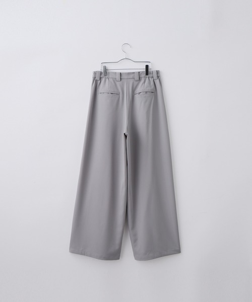 ドレープ スーパーワイドタックフレアパンツ（スラックス）｜Loose