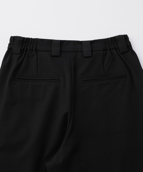 ドレープ スーパーワイドタックフレアパンツ（スラックス）｜Loose