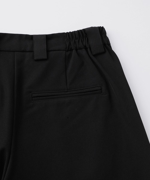 ドレープ スーパーワイドタックフレアパンツ（スラックス
