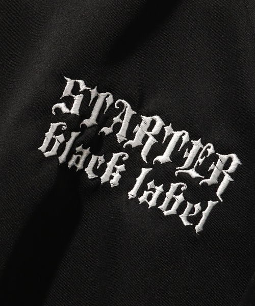 STARTER BLACK LABEL（スターターブラックレーベル）の「【STARTER /スターター】 トリコット ライン トラック ジャージジャケット（その他アウター・メンズ・ブラック/ホワイト・M/L/XL）」の3枚目の写真