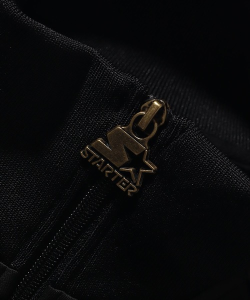 STARTER BLACK LABEL（スターターブラックレーベル）の「【STARTER /スターター】 トリコット ライン トラック ジャージジャケット（その他アウター・メンズ・ブラック/ホワイト・M/L/XL）」の12枚目の写真