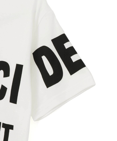 MAKE YOUR DAY（メイクユアデイ）の「ビッグロゴ半袖Tシャツ■80～140cm（Tシャツ/カットソー・キッズ・オフホワイト/ブラック・130/80/120/110/100/90/140）」の3枚目の写真