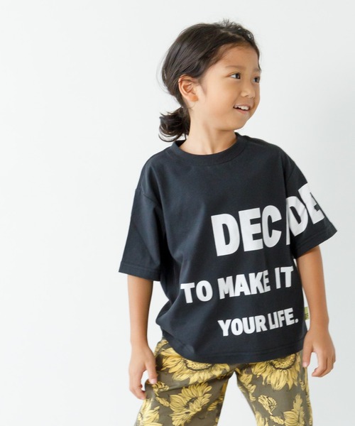 MAKE YOUR DAY（メイクユアデイ）の「ビッグロゴ半袖Tシャツ■80～140cm（Tシャツ/カットソー・キッズ・オフホワイト/ブラック・130/80/120/110/100/90/140）」の13枚目の写真