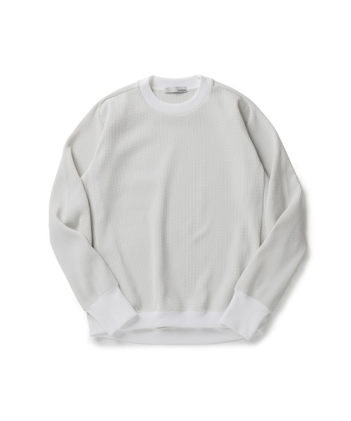 narifuri(ナリフリ)の「マルチワッフルクルーネックスウェット(スウェット・メンズ・ブラック/チョコ/グレー/ホワイト/チャコール/ネイビー/ライトピンク/ダークグレー/オートミール/カーキ/その他4/その他5/ライトグレー/ターコイズブルー・X-LARGE/LARGE/SMALL/MEDIUM/X-SMALL)」の9枚目の写真