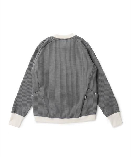 narifuri(ナリフリ)の「マルチワッフルクルーネックスウェット(スウェット・メンズ・ブラック/チョコ/グレー/ホワイト/チャコール/ネイビー/ライトピンク/ダークグレー/オートミール/カーキ/その他4/その他5/ライトグレー/ターコイズブルー・X-LARGE/LARGE/SMALL/MEDIUM/X-SMALL)」の22枚目の写真