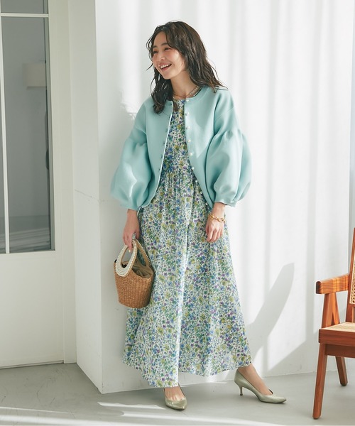 セール】【ZOZO限定カラーあり・再販】パールぽわんとスリーブニット