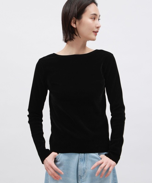 LAKOLE(ラコレ)の「フロッキーチュールプルオーバー / 108146(Tシャツ/カットソー・レディース・ブラック/アイボリー/ベージュ・MEDIUM/SMALL)」の20枚目の写真