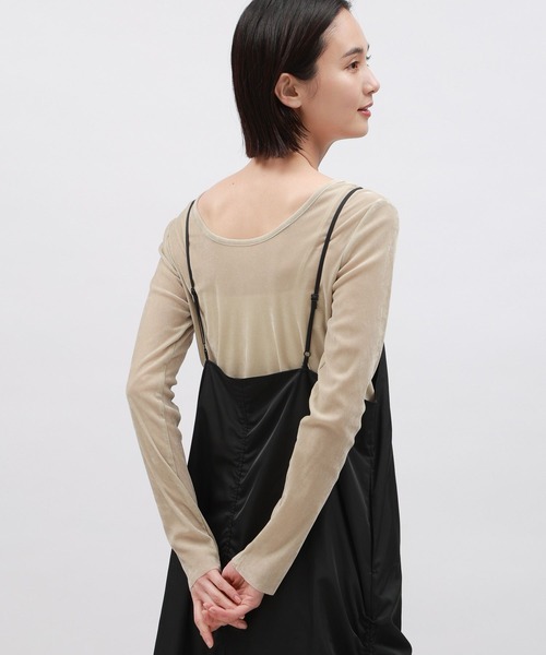 LAKOLE(ラコレ)の「フロッキーチュールプルオーバー / 108146(Tシャツ/カットソー・レディース・ブラック/アイボリー/ベージュ・MEDIUM/SMALL)」の14枚目の写真