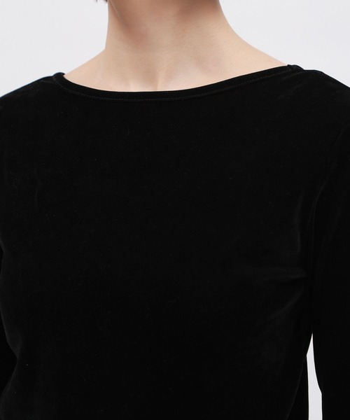 LAKOLE(ラコレ)の「フロッキーチュールプルオーバー / 108146(Tシャツ/カットソー・レディース・ブラック/アイボリー/ベージュ・MEDIUM/SMALL)」の11枚目の写真