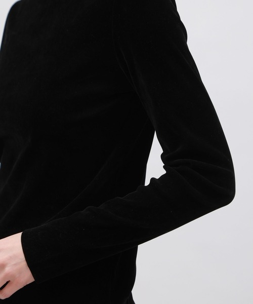 LAKOLE(ラコレ)の「フロッキーチュールプルオーバー / 108146(Tシャツ/カットソー・レディース・ブラック/アイボリー/ベージュ・MEDIUM/SMALL)」の12枚目の写真