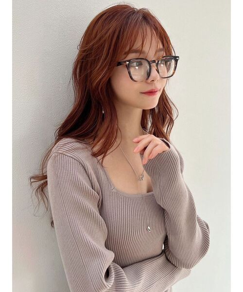 RESEXXY（リゼクシー）の「クリアレンズメガネ（メガネ・レディース・ブラウン/ブラック・FREE）」の8枚目の写真