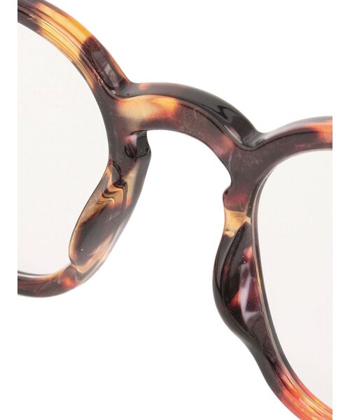 RESEXXY（リゼクシー）の「クリアレンズメガネ（メガネ・レディース・ブラウン/ブラック・FREE）」の6枚目の写真