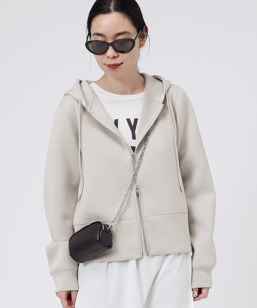 AP STUDIO（エーピーストゥディオ）の「追加 TR DBR パーカー（パーカー・レディース・ライトグレー・FREE）」の12枚目の写真