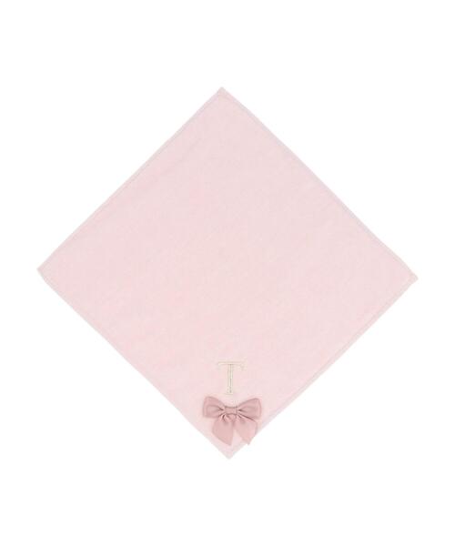 Maison de FLEUR(メゾンドフルール)の「イニシャルリボンタオルハンカチ(ハンカチ/ハンドタオル・レディース・R/Y/K/M/N/A/H/C/E/F/S/T・FREE)」の11枚目の写真