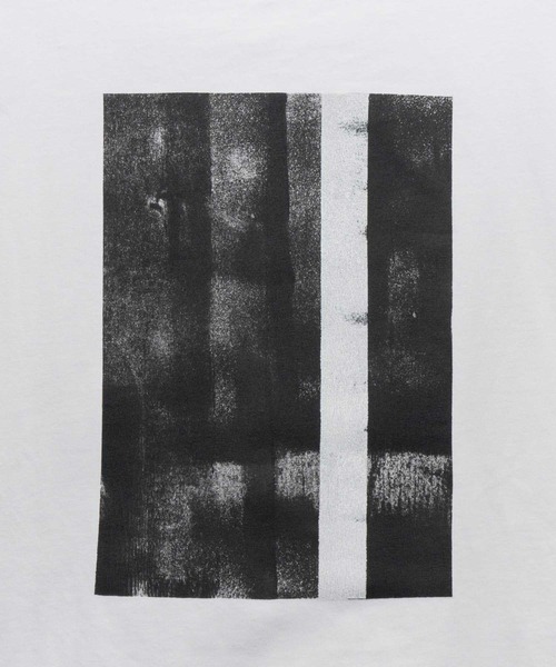 MAISON SPECIAL(メゾンスペシャル)の「《UNISEX》Abstract Hand-Printed Oversized Crew Neck T-shirt/アブストラクトハンドプリントオーバーサイズクルーネックTシャツ【MAISON SPECIAL/メゾンスペシャル】(Tシャツ/カットソー・メンズ・ホワイト/ブラック・1/2)」の6枚目の写真