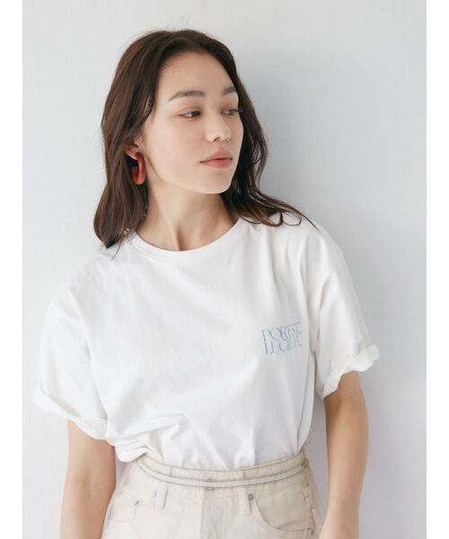 Ungrid（アングリッド）の「ニュアンスモチーフバックプリントTee（Tシャツ/カットソー・レディース・ピンク/オフホワイト/ブルー・FREE）」の22枚目の写真