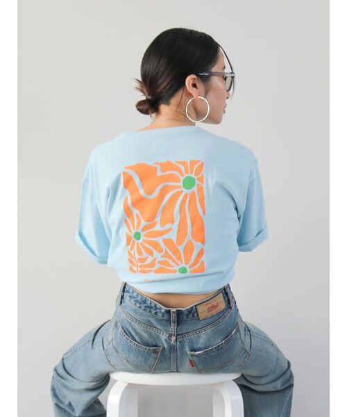 Ungrid（アングリッド）の「ニュアンスモチーフバックプリントTee（Tシャツ/カットソー・レディース・ピンク/オフホワイト/ブルー・FREE）」の18枚目の写真