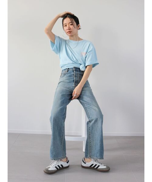 Ungrid（アングリッド）の「ニュアンスモチーフバックプリントTee（Tシャツ/カットソー・レディース・ピンク/オフホワイト/ブルー・FREE）」の19枚目の写真