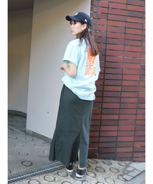 Ungrid（アングリッド）の「ニュアンスモチーフバックプリントTee（Tシャツ/カットソー・レディース・ピンク/オフホワイト/ブルー・FREE）」の9枚目の写真