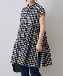 BEARDSLEY | ギンガムチェックティアードブラウス(シャツ/ブラウス)