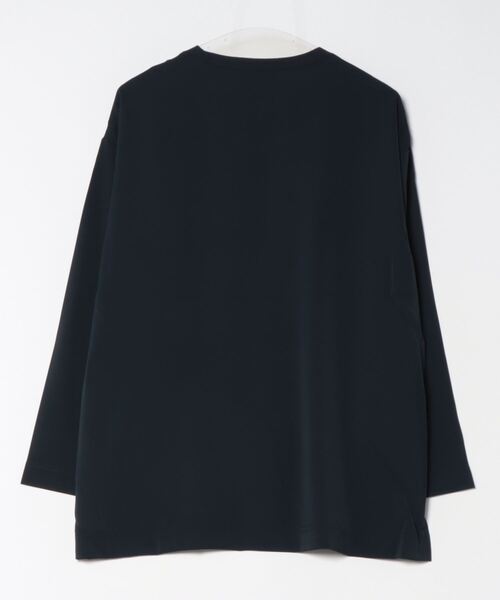 and it_（アンドイット）の「防汚加工ユニセックス長袖プルオーバー（Tシャツ/カットソー・レディース・ベージュ/ネイビー/オフホワイト/グレー・M/L/LL）」の16枚目の写真