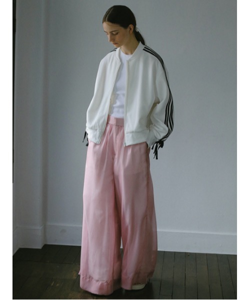 AMAIL(アマイル)の「Suke wide strawberry pant(その他パンツ・レディース・ブラック/ピンク・S/M)」の3枚目の写真