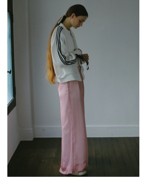 AMAIL(アマイル)の「Suke wide strawberry pant(その他パンツ・レディース・ブラック/ピンク・S/M)」の5枚目の写真