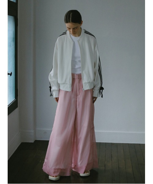 AMAIL(アマイル)の「Suke wide strawberry pant(その他パンツ・レディース・ブラック/ピンク・S/M)」の6枚目の写真