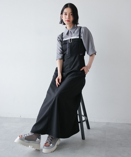 HARE（ハレ）の「ベルトデザインジャンスカ(HARE)（ワンピース）」 - WEAR