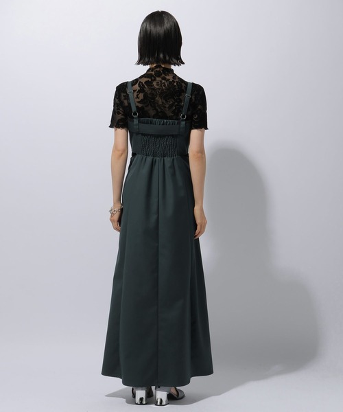 HARE（ハレ）の「ベルトデザインジャンスカ(HARE)（ワンピース・レディース・ブラック/グリーン・FREE）」の15枚目の写真