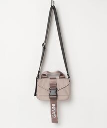 【GANNI(ガニー)】RECYCLED TECH MINI SATCHEL