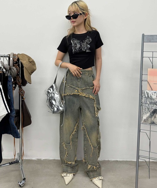 美品 CHAGE&ASKA NOT AT ALL NICOLE Tシャツ M セール】ひんやり機能付きラウンドTシャツ（Tシャツ/カットソー
