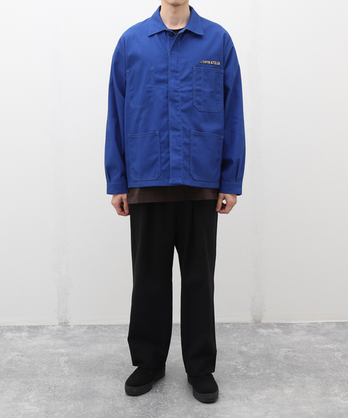 417 EDIFICE（フォーワンセブンエディフィス）の「【LE SUPER ATELIER】Veste de travail Lafont（カバーオール・メンズ・ブルー・3/4）」の15枚目の写真