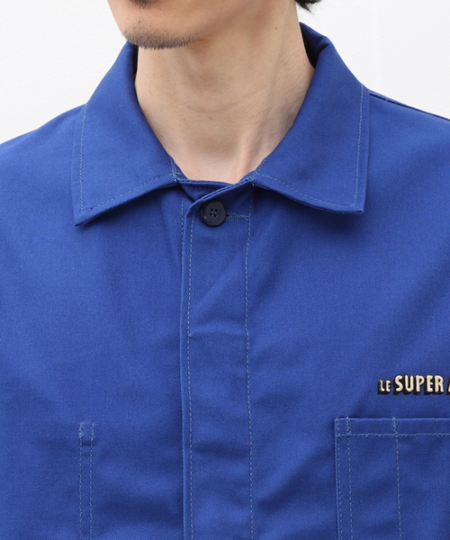 417 EDIFICE（フォーワンセブンエディフィス）の「【LE SUPER ATELIER】Veste de travail Lafont（カバーオール・メンズ・ブルー・3/4）」の19枚目の写真