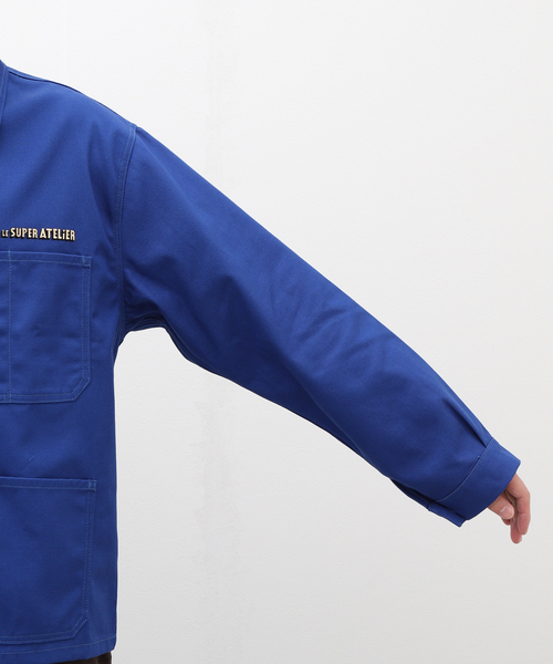 417 EDIFICE（フォーワンセブンエディフィス）の「【LE SUPER ATELIER】Veste de travail Lafont（カバーオール・メンズ・ブルー・3/4）」の21枚目の写真