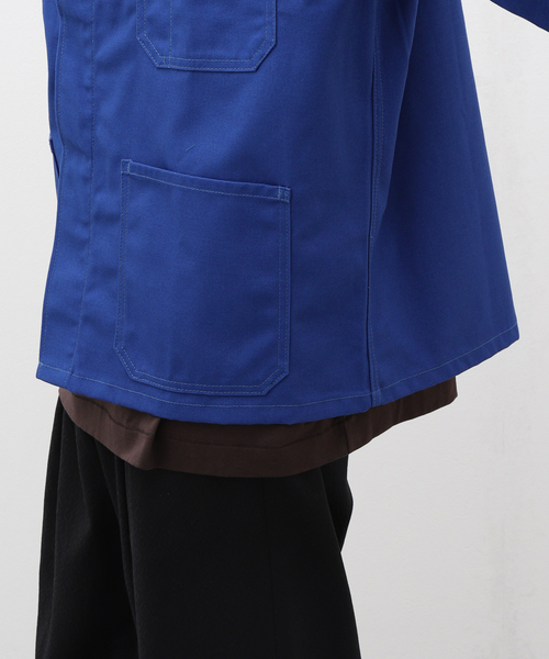 417 EDIFICE（フォーワンセブンエディフィス）の「【LE SUPER ATELIER】Veste de travail Lafont（カバーオール・メンズ・ブルー・3/4）」の2枚目の写真