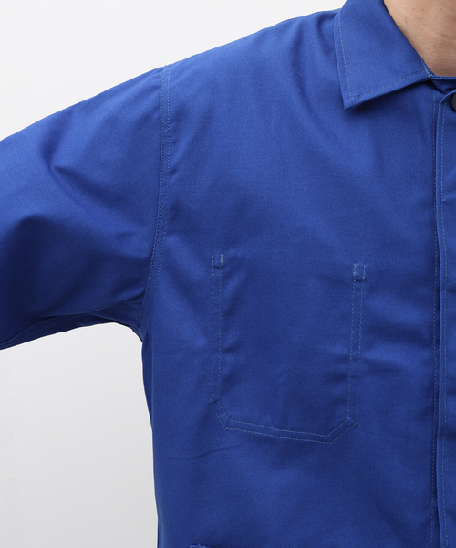 417 EDIFICE（フォーワンセブンエディフィス）の「【LE SUPER ATELIER】Veste de travail Lafont（カバーオール・メンズ・ブルー・3/4）」の3枚目の写真
