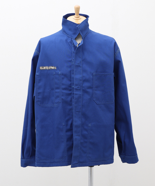 417 EDIFICE（フォーワンセブンエディフィス）の「【LE SUPER ATELIER】Veste de travail Lafont（カバーオール・メンズ・ブルー・3/4）」の9枚目の写真